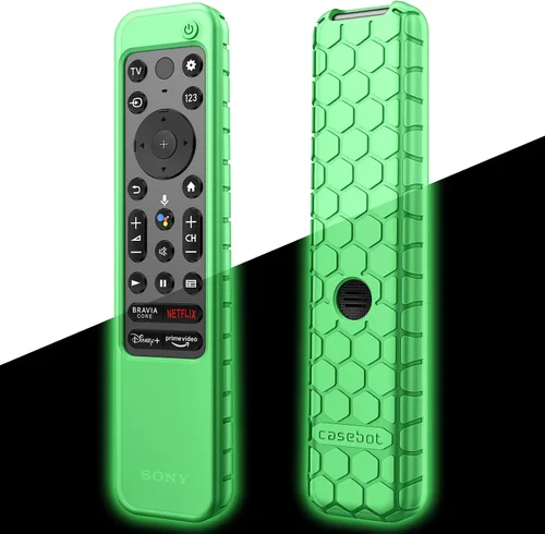Vista 9 de Fintie Funda protectora para Sony RMF-TX920U RMF-TX910U RMF-TX900U RMF-TX810U RMF-TX800U Control remoto por voz 2025 2024 2023 2022, peine miel Negro