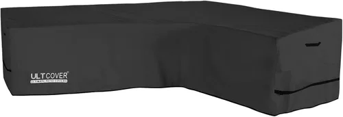 Vista 8 de ULTCOVER Funda de sofá modular para patio en forma de L con orientación a la izquierda, impermeable para muebles de sección exterior de 4 plazas