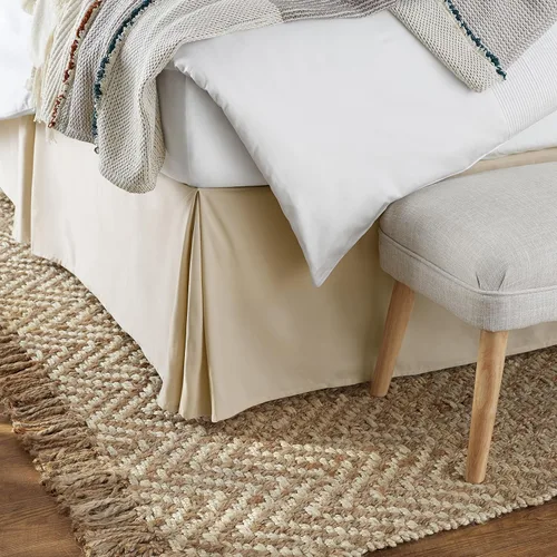 Vista 15 de Amazon Basics Falda de cama plisada ligera, individual, blanco brillante, sólido, (paquete de 8)