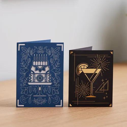 Vista 11 de Cricut Joy Foil - Tarjetas de inserción de transferencia, Blue Lagoon Sampler - A2