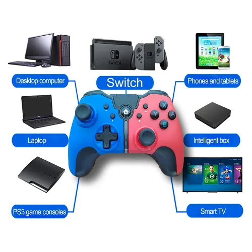 Vista 2 de Wireless Controller For PS3 Gamepads Game Controller PC Controller Game Joystick Controller Gaming Remote Joystick Bluetooth Gamepad 3 Connection