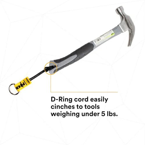Vista 9 de 3M - DR-CORD-10PK DBI-SALA Protección contra caídas para herramientas, 1500009, cable de anillo en D con lazo, cinchas a herramientas que pesan