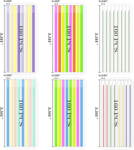Vista 2 de BAYTORY 960 piezas de cinta resaltadora transparente reutilizable, pestañas adhesivas transparentes para anotar libros, tiras largas de resaltado