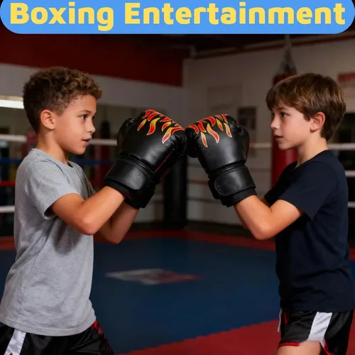Vista 6 de Guantes de Boxeo para Niños Guantes de Boxeo Rojo Azul