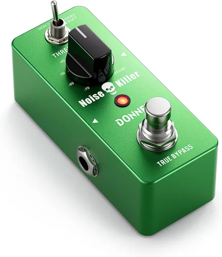Vista 12 de Donner Pedal de efecto ABY Box, conmutador AB de selector de línea, mini, para guitarra, True Bypass