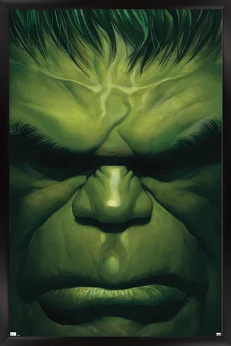 Vista 9 de Marvel Comics Hulk - Póster de pared de The Immortal Hulk #18, 22.4 pulgadas de largo x 14.7 pulgadas de ancho, versión enmarcada de madera