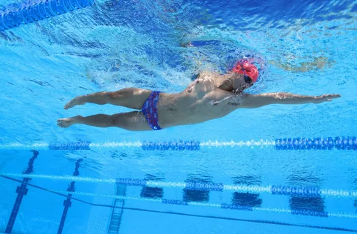 Vista 7 de Arena Calzoncillos de natación en cámara lenta para hombre