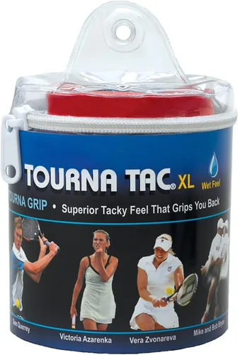 Vista 6 de Tourna Paquete de 30 bolsas de viaje Tac Tacky Feel Tennis Grip