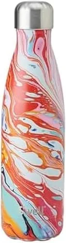 Vista 41 de S'well Botella de Agua de Acero Inoxidable, 17 oz, Angel Food, Recipientes con Aislamiento al Vacío de Triple Capa Mantienen las Bebidas Frías por