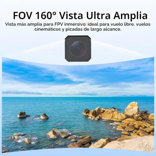 Vista 3 de CADDXFPV Walksnail Moonlight Kit – Unidad de aire Pro para dron FPV con sensor Starlight, sistema de transmisión digital, antenas duales, baja