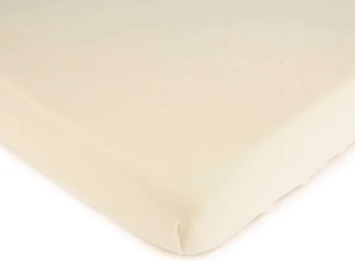 Vista 6 de SheetWorld - Sábana bajera ajustable de 100% algodón para moisés, 15 x 33, color azul bebé, fabricada en Estados Unidos
