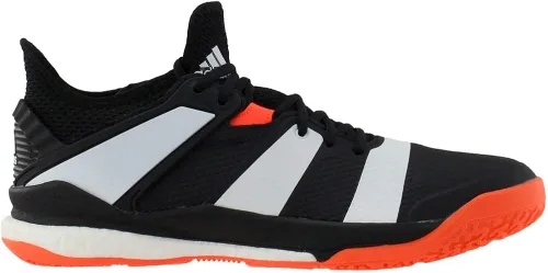Vista 4 de adidas Stabil X - Tenis de voleibol para hombre, estilo informal, color negro