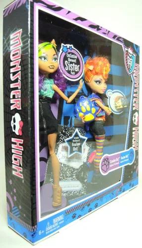 Vista 5 de Monster High Hermanas lobo Clawdeen y Howleen Wolf