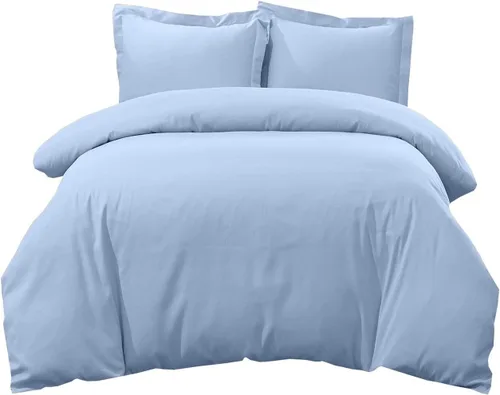 Vista 2 de Royal Hotel Bedding Funda nórdica de 300 hilos, 3 piezas, 100% algodón, tejido percal superior, 100% algodón