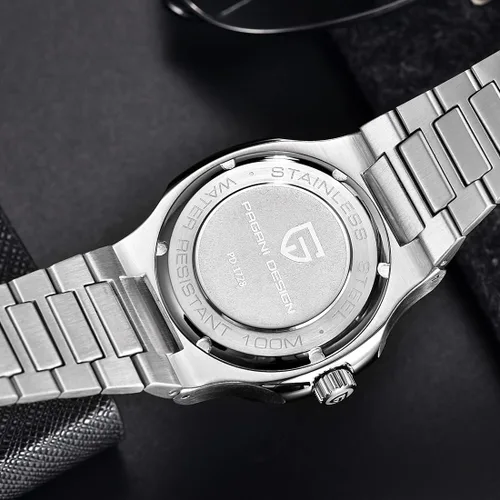 Vista 7 de RollsTimi Pagani Design 2024 Automatic Men's Watch Stainless Steel Sapphire Crystal 40mm PP Men's Watch ST16 Automatic Men's Chronograph 1728