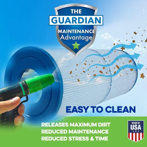 Vista 7 de Guardian Filtration Products Cartucho de filtro de piscina 732-163-04 de repuesto para Unicel C-7472 Pleatco PCC130 FC-1978 Pentair Pac Fab 817-0143