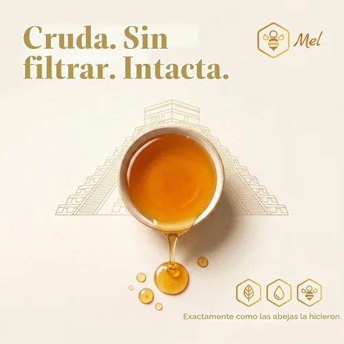 Vista 5 de Miel Melipona Miel de Abeja Sin Aguijón (10 ML)