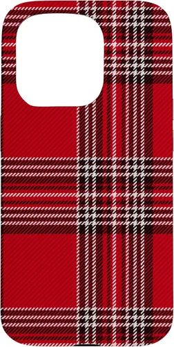 Vista 14 de Funda con diseño de Navidad a cuadros rojos para iPhone 13 Pro Max