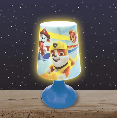 Vista 7 de Lexibook, Paw Patrol, mini lámpara de noche inalámbrica y luz nocturna