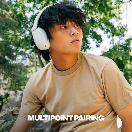 Vista 4 de Skullcandy Hesh 360 Wireless Over-Ear Bluetooth Headphones, Up to 100 Hours Battery, Noise Isolating Fit, Flat-Folding Collapsible Design