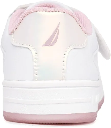 Vista 3 de Nautica Zapatos deportivos de doble correa para niños Zapatos deportivos casuales para niños y niñas Ajuste duradero y cómodo para niños pequeños