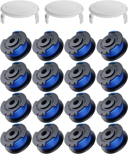 Vista 8 de Weed Wacker - Cuerda de repuesto compatible con Ryobi One+ AC14RL3A, línea de repuesto de 0.065 pulgadas para recortadora de cuerdas Ryobi, cuerda