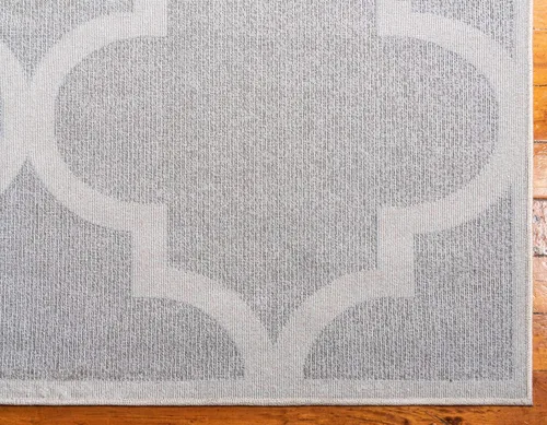 Vista 9 de Unique Loom Trellis Collection - Alfombra marroquí de celosía gris (7' 0 pies x 10' 0 pies)