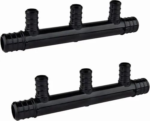 Vista 10 de EFIELD Colector de crimpado Poly Pex cerrado de 2 salidas: tronco de 3/4, puertos de 1/2 "(2 salidas), ASTM F2159, (PPSU1807160)