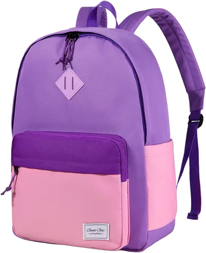 Vista 9 de Chase Chic Mochila infantil para niñas – Mochilas escolares de 17 pulgadas para niños pequeños para niños de 6 a 12 años – Bolsa de libros