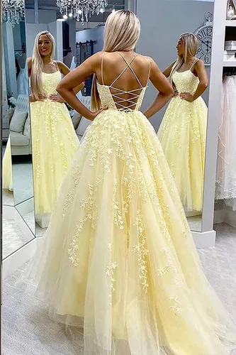 Vista 2 de UHEGDRR - Vestido de dama de honor para mujer con apliques de encaje