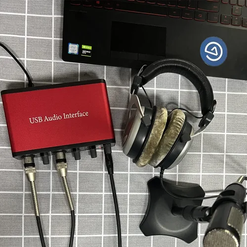 Vista 7 de ZUZONG Interfaz de audio interfaz de audio preamplificadores de micrófono con alimentación fantasma de 48 V 24 bits compatible con grabación