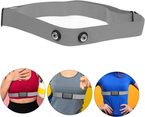 Vista 8 de Correa deportiva de repuesto para el pecho, cómodo monitor elástico para un seguimiento preciso para actividades al aire libre y sesiones de fitness