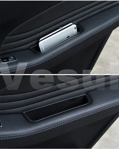 Vista 9 de Bandeja organizadora de 4 piezas para puerta compatible con Mercedes-Benz Clase ML-Class GL-Class 2012-2019 / Clase GLE GLS-Class 2017-2019, bandeja