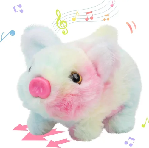 Vista 15 de Hopearl - Conejo saltarín con campana, interactivo, mascota electrónica de peluche con sonidos y movimientos, orejas que se mueven y nariz que se