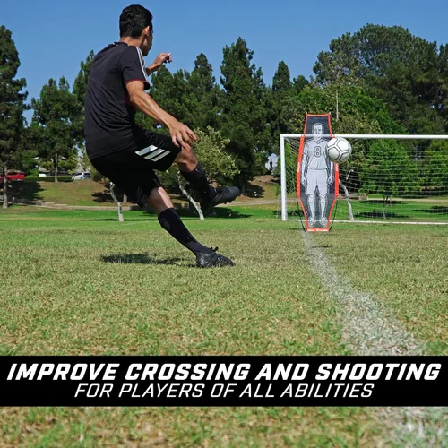 Vista 2 de GoSports Maniquí de entrenamiento XTRAMAN para defensor de fútbol