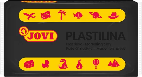 Vista 2 de Jovi - Arcilla de modelado reutilizable sin endurecimiento, 30 barras negras, 1.75 onzas cada una Total de 3.3 libras, perfecto para proyectos