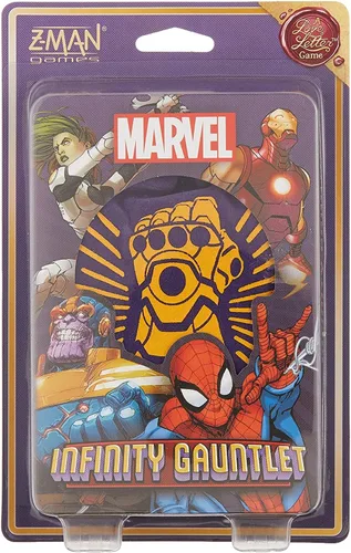 Vista 2 de Infinity Gauntlet: A Love Letter - Juego de cartas Save The Universe from Thanos! Juego de estrategia para niños y adultos ambientado en el universo