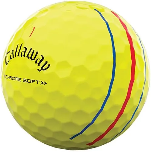 Vista 4 de Callaway Pelotas de golf suaves cromadas 2022 (True Track (rojo/azul)