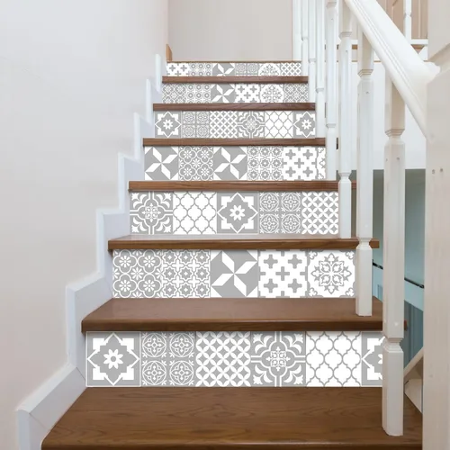 Vista 5 de 24 piezas – Azulejos para salpicaduras en muro para despegar y pegar, calcomanías de pared brillantes, impermeables, a prueba de aceite, calcomanías