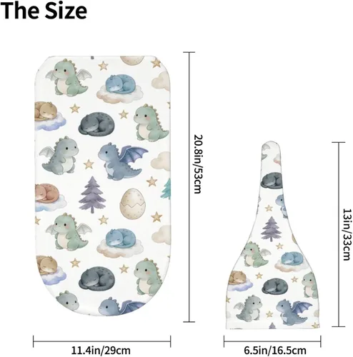 Vista 7 de Manta de dragón con sombrero para bebé, diseño de dragón