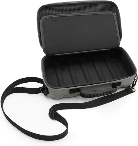 Vista 9 de CASEMATIX Estuche para cortapelos con capacidad para tres cortadoras eléctricas, timbres de pelo, recortadoras, rematadores en T, estuche de viaje