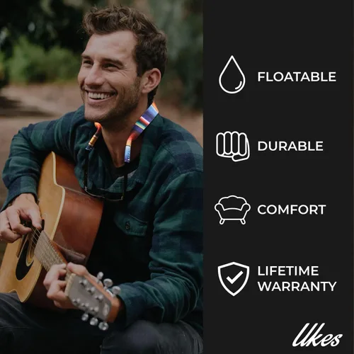 Vista 2 de Ukes Sunglass Strap - Glasses Strap with Floating Neoprene Material - Secure Your Glasses and Eyewear
