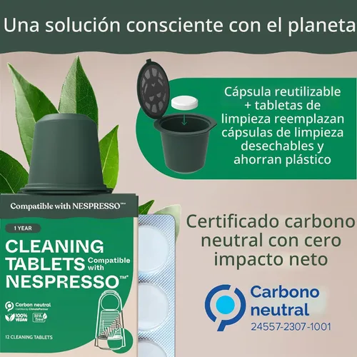 Vista 5 de Roobi Cápsulas de limpieza compatibles con Nespresso