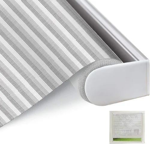 Vista 23 de Persianas enrollables solares para ventana, impermeables, filtrantes de luz, sin cordón, protección UV, ignífugas, para ventanas, puertas, sala