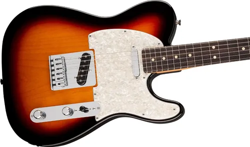 Vista 4 de Fender Player II Modified Telecaster - Paquete de ráfaga de 3 tonos con estuche, correa, cable, juego de púas de 3 piezas y kit de limpieza
