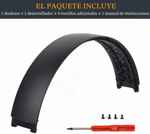 Vista 6 de Studio Pro Diadema igual que la banda de arco de repuesto OEM A2924, piezas de accesorios compatibles con Beats de Dre Studio Pro (modelo A2924)