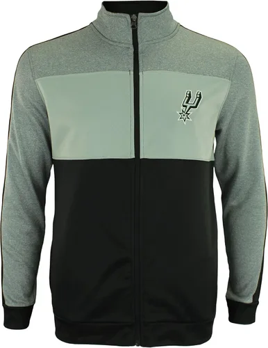 Vista 4 de Outerstuff NBA Youth Boys (8-20) Chaqueta de rayas con cremallera completa Atlanta Hawks