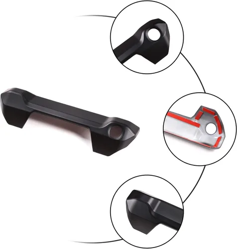 Vista 7 de HAPPYHORSE Funda para manija de puerta trasera de automóvil compatible con Toyota @Tundra 2022-2024 para puerta trasera de automóvil, cubierta