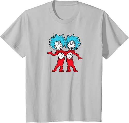 Vista 32 de Dr. Seuss Thing 1 Thing 2 Buddies - Camiseta Negro