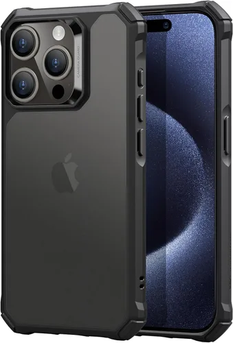 Vista 6 de ESR Funda para iPhone 15 Pro, protección de grado militar con esquinas que absorben los golpes, parte trasera acrílica resistente a los arañazos